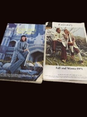 2 Vintage Eaton's Spring & Summer / Fall & Winter Catalogues 1971